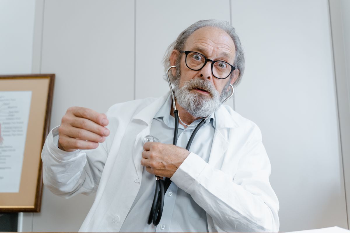 Healthcare consultation with clinician